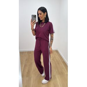 Conjunto Kaly MC Vinho - CJ244 - PUROROSA