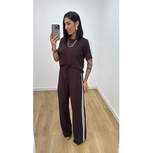 Conjunto Kaly MC Marrom - CJ244 - PUROROSA