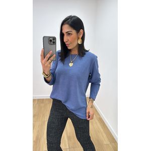Blusa Helô Azul - B530 - PUROROSA
