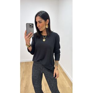 Blusa Helô Preta - B530 - PUROROSA