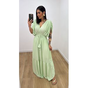 Vestido Tássia Verde Bebê - V300 - PUROROSA