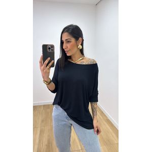 Blusa Luana Preta - B374 - PUROROSA