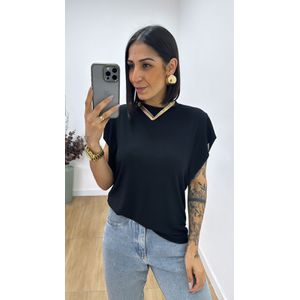 Tshirt Valesca Preta - B309 - PUROROSA