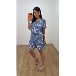 Macaquinho Turquia Azul - M107 - PUROROSA