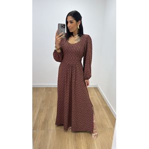 Vestido Karen Marrom - V316 - PUROROSA
