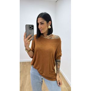 Blusa Luana Caramelo - B374 - PUROROSA