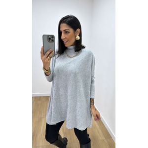 Poncho Mônica Cinza - B442 - PUROROSA