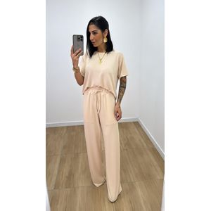 Conjunto Geovana Nude Claro - CJ121 - PUROROSA