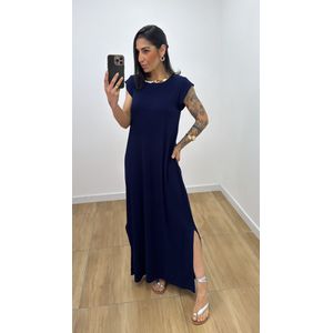 Vestido Eloah Azul Marinho - V292 - PUROROSA