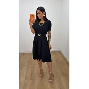 Vestido Rebeca Preto - V335 - PUROROSA