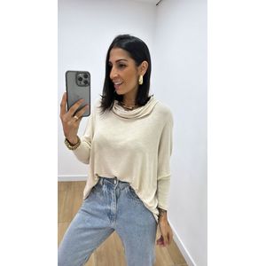 Blusa Telma Nude Claro - B442 - PUROROSA