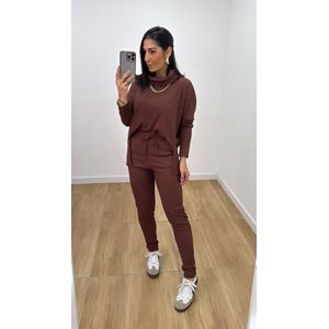 Conjunto Andressa Marrom - CJ249 - PUROROSA