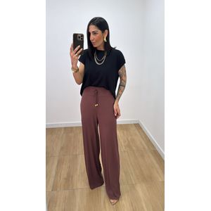 Calça Paloma Marrom - C138 - PUROROSA