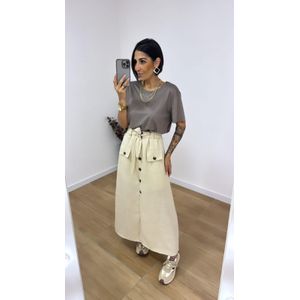 Saia Marieta Natural - S32 - PUROROSA