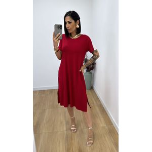 Vestido Claudia Vermelho - V299 - PUROROSA