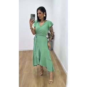 Vestido Felícia Verde Menta - V297 - PUROROSA