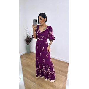 Vestido Raquel Marsala - V164 - PUROROSA