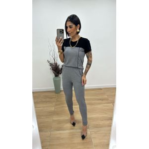 Conjunto Stefany Grafite - CJ203 - PUROROSA