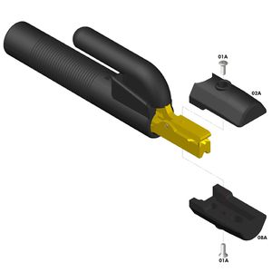 Porta Eletrodo 300 Amperes A300 - 010229610 - Carbografite