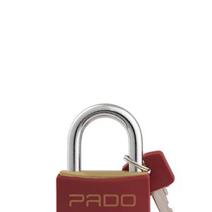 Cadeado Cores Vermelho 30mm - LT-30 - PADO