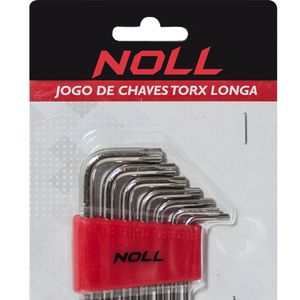 Jogo de Chaves Torx Longas 7 peças T10 A T40 374,0006 NOLL