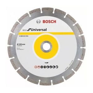 Disco Diamantado Segmentado Bosch ECO For Universal 230 x 22,23x2,6x7mm