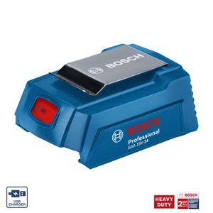 Adaptador de Carregador Portátil USB GAA 18V-24 (Power Bank), 18V, sem Bateria e sem Carregador Bosch 