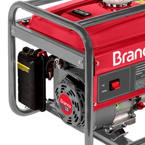 Gerador De Energia À Gasolina B4T-3500 Monofásico 3.5 Kva BRANCO