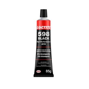 Silicone Alta Temperatura Não Corrosivo 598 Black 70g - Loctite