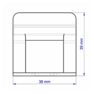 Espaçador Nivelador Slim 1,5mm (1000 Unidades) - PROMAX