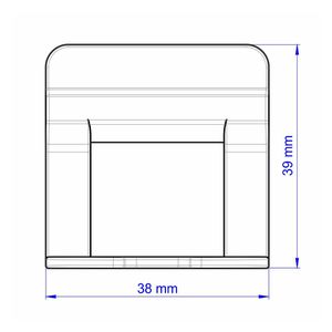 Espaçador Nivelador Slim 2,0mm (500 Unidades) - PROMAX