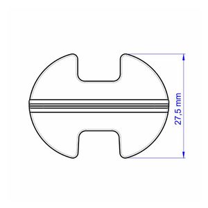 Espaçador Nivelador Slim 2,0mm (1000 Unidades) - PROMAX