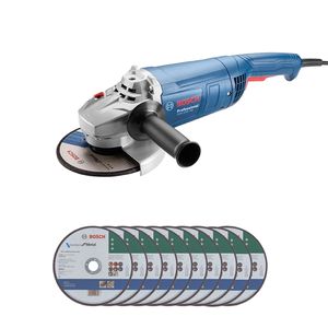 Esmerilhadeira Angular 7'' GWS 2200-180 VULCANO 2200W 127V - BOSCH