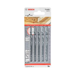 Lâmina serra tico tico Bosch T144D Speed for wood 5pçs