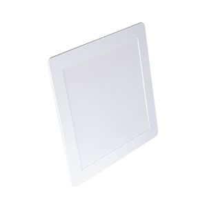 Plafon LED Branco Quadrado de Embutir 24W 3.000K - Noll