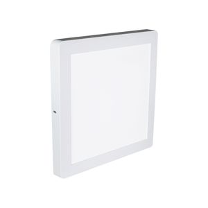 Plafon LED Branco Quadrado de Sobrepor 18W 3.000K - Noll
