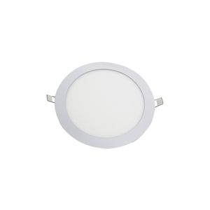 Plafon LED Branco Redondo de Embutir 18W 3.000K - Noll