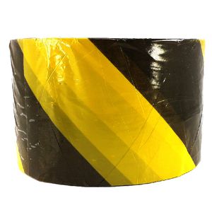 Fita Zebrada Amarelo e Preto PPS 06 PROTEPLUS 200m x 70mm