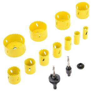 Kit Serra Copo Bimetálica com Dentes Variáveis 14 peças 19a76mm 97,0002 ROCAST