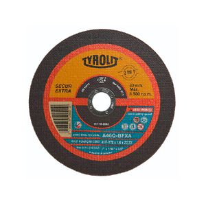 Disco de Corte Deep Cut 7" x 1.6 x 7/8" - A46Q-BFXA - 557559 - TYROLIT