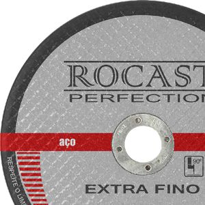 Disco de Corte Extra Fino 4,1/2pol X 1,60mm 134,0003 ROCAST