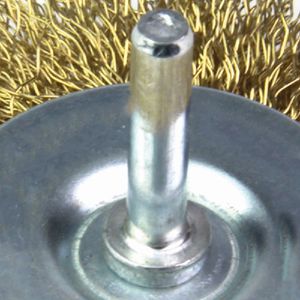 Escova de Aço Latonado Circular com Haste 50 X 8 319,0007 ROCAST