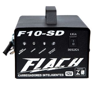 Carregador Inteligente de Bateria 10A-12V Bivolt F10 SD - Flach