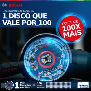 Disco diamantado para metal Bosch X-Lock 115mm