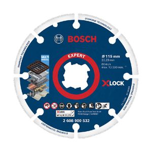 Disco diamantado para metal Bosch X-Lock 115mm