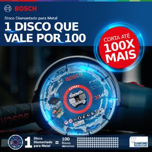 Disco diamantado para metal Bosch 180mm