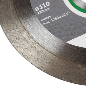 Disco Diamantado Liso Best Porcellanato 110mm - Bosch