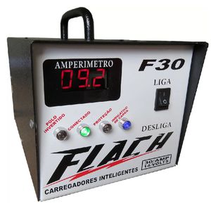 Carregador Inteligente de Bateria 30A-12V Bivolt F30 - Flach