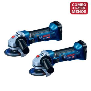 Kit Bosch 2 Esmerilhadeiras + 2 Baterias 18V + Maleta - Bosch