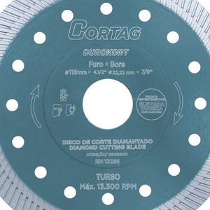 Disco Diamantado Durokort 115mm - Cortag